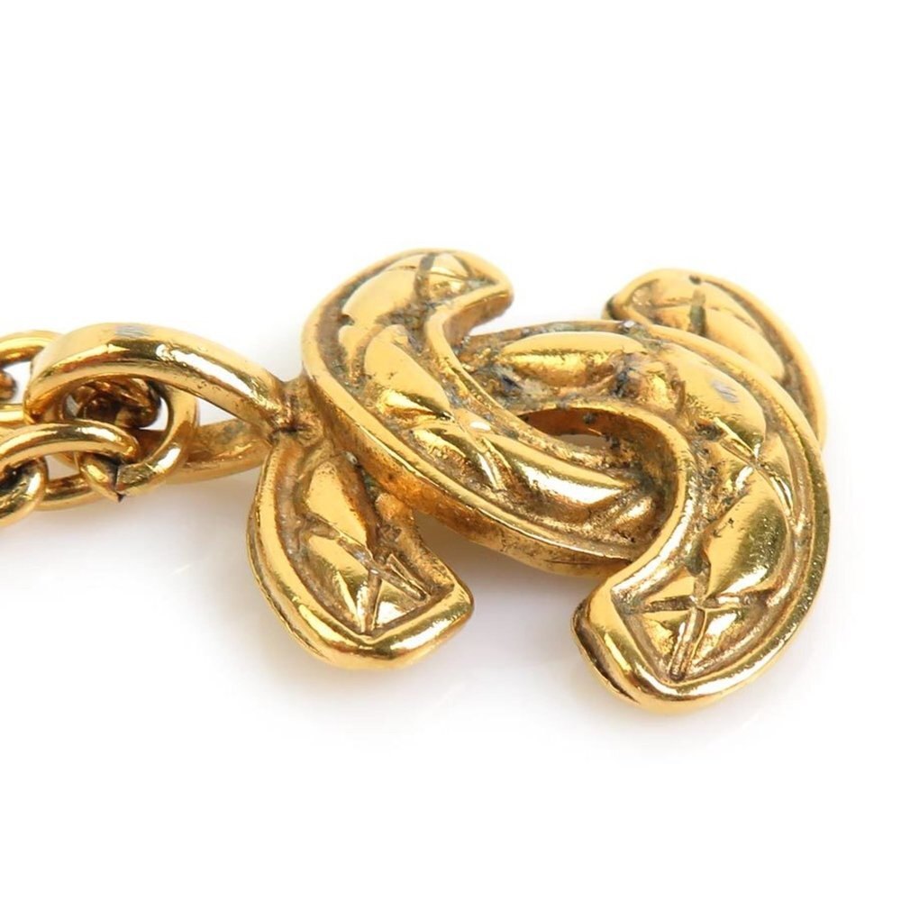 CHANEL Gold Logo Necklace - Picture 3 of 5
